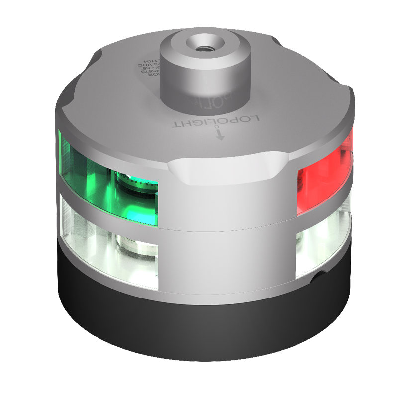 Tri-anchor, Windex mount+light, Silver